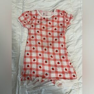 Strawberry 🍓 Bamboo Shorts Romper